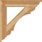 Ekena Millwork Olympic Traditional Rough Sawn Bracket, Western Red Cedar, 4"W x 26"D x 26"H BKT04X26X26OLY01RWR - alternate 4